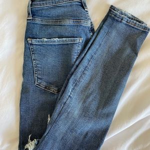 Agolde Ripped Skinny Jeans